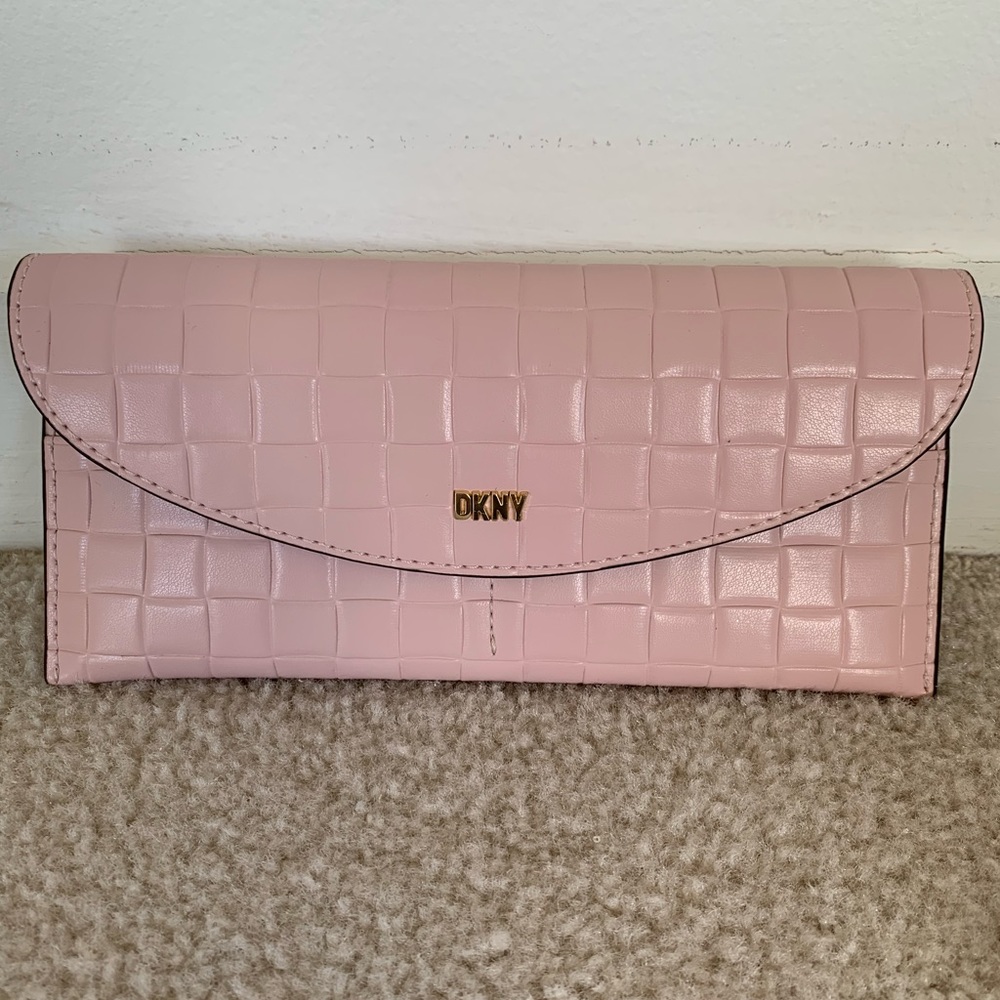 DKNY Pink Continental Wallet